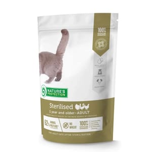Nature s Protection 貓糧 成貓糧 加護系列 低脂減肥配方 400g 白啡 (FN357400G) 貓糧 貓乾糧 Nature s Protection 寵物用品速遞