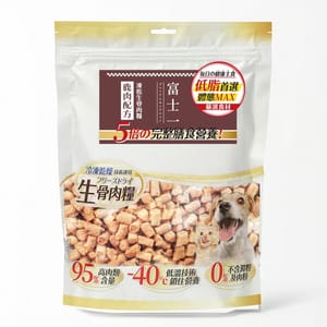 富士一 凍乾 貓狗糧 生骨肉主食糧 鹿⾁配方 500g 貓零食 寵物零食 富士一 寵物用品速遞