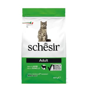Schesir Natural Adult Cat Food (Lamb) 400g pet shop