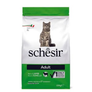 Schesir Natural Adult Cat Food (Lamb) 1.5kg pet shop