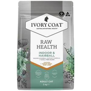 Ivory Coat Ivory Coat 貓糧 無穀物雞肉+生羊肺凍乾 去毛球室內成貓配方 2kg (ICS-261309)