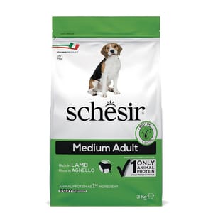 狗糧 Schesir 狗糧 中型成犬糧 天然羊肉配方 3kg (SCH16010)