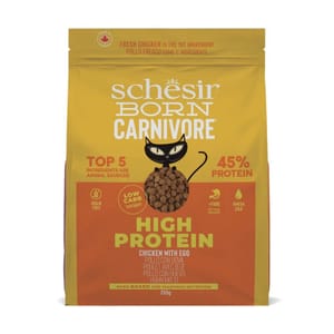 Schesir Cat Food Adult Grain-Free High Protein Chicken & Egg 255g pet shop