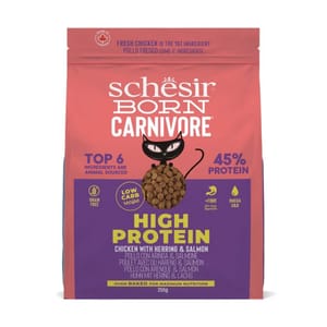Schesir Cat Food Adult Grain-Free High Protein Chicken & Herring 255g pet shop