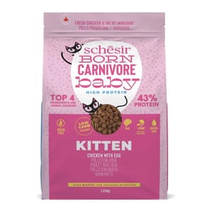 Schesir Cat Food Kitten Grain-Free High Protein Chicken & Egg 1.25kg pet shop
