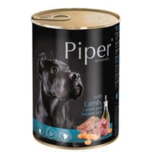 狗罐頭 Piper 黑鑽狗罐頭系列 成犬配方 羊肉+甘筍+糙米 400g (PL400)