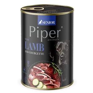 Piper 黑鑽狗罐頭系列 老年犬配方 羊肉+翠玉瓜 400g (PLS400) 狗狗 狗罐頭 狗濕糧 寵物用品速遞
