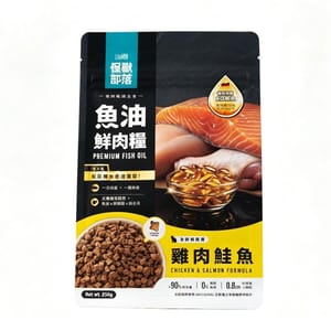 怪獸部落 怪獸部落 德國頂級魚油 貓糧 雞肉鮭魚 250g (A803)