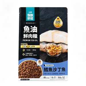 怪獸部落 怪獸部落 德國頂級魚油 貓糧 鱈魚沙丁魚 800g (A807)