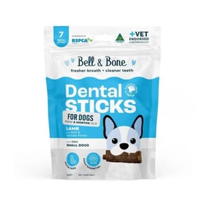 Bell & Bone 狗零食 羊肉+麥盧卡蜂蜜 天然潔齒棒 小型犬(適合10kg以下) 7條 (BB_D_L_S) 狗零食 其他 寵物用品速遞