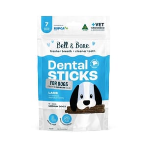 其他 Bell & Bone 狗零食 羊肉+麥盧卡蜂蜜 天然潔齒棒 中型犬(適合10-25kg) 7條 (BB_D_L_M)