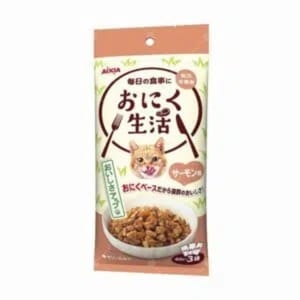 AIXIA AIXIA 愛喜雅 貓主食濕糧 魚生活系列 三文魚味 (60gx3袋) (ON-6)