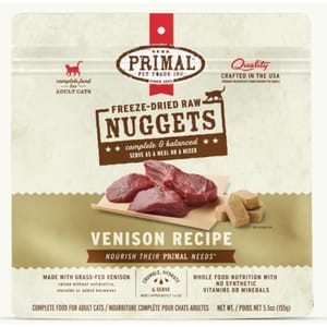 PRIMAL Primal 貓糧 凍乾 Nuggets 鹿肉配方 5.5oz (FVF5FD)