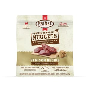 Primal 貓糧 脫水凍乾生肉主食糧 鹿肉 14oz (FVF14FD) 貓糧 貓乾糧 PRIMAL 寵物用品速遞