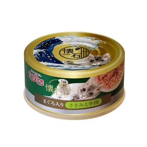 日清 貓罐頭 懷石 吞拿魚+雞肉+牛肉 70g (PL-K210) 貓罐頭 貓濕糧 日清 寵物用品速遞