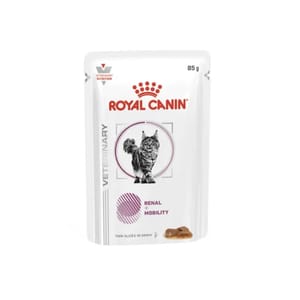 Royal Canin 處方糧 法國皇家 貓濕糧 RENAL+MOBILITY 腎臟+關節處方 (肉汁) 85g (4111500) 貓糧 貓乾糧 Royal Canin 處方糧 寵物用品速遞