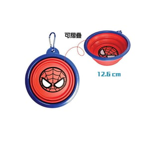 迪士尼 Marvel 蜘蛛俠折疊式寵物碗 細(12.6cm) (FF0003SM-S ) 貓犬用日常用品 飲食用具 寵物用品速遞