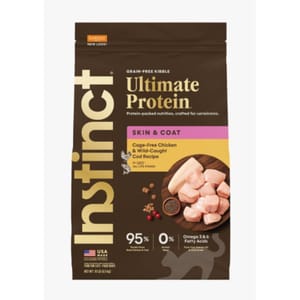 Instinct Instinct 貓糧 本能 貓糧 無穀物頂級蛋白質系列 皮膚毛髮 雞肉+鱈魚配方 10lb (658863)