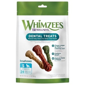 WHIMZEES WHIMZEES 小型犬快樂牙刷形潔齒骨 24支 12.7oz (WHZ802L)