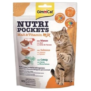 Gim Gim Cat 貓零食 多種維他營養混合貓脆脆夾心小食 150g 150g  正面圖