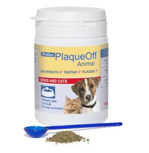 ProDen ProDen PlaqueOff 保迪牙石粉 180g 180g 貓犬用 正面圖