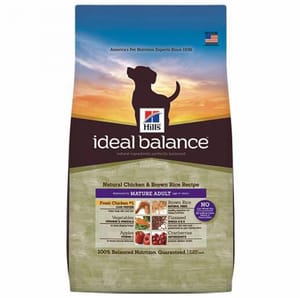 Hills Hills 狗糧 Ideal Balance 天然高齡犬配方 雞肉及糙米餐 4lb 4lb  正面圖