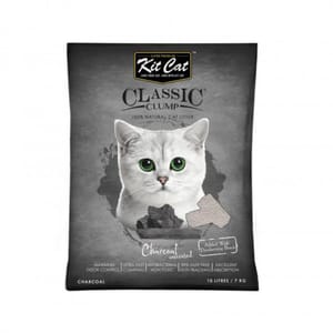 Kit Kit Cat 天然凝結礦物砂 竹碳味 10L 10L  正面圖