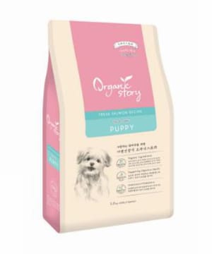 Organic Organic Story有機物語 幼犬糧 Puppy-Fresh Salmon三文魚配方 1.2kg 2kg  正面圖
