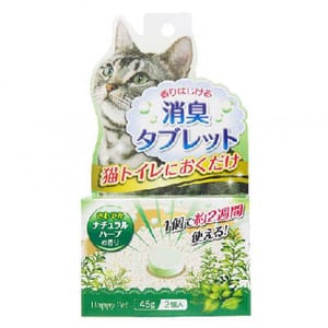 日本大塚貓砂盆除臭清香片2週間 日本大塚貓砂盆除臭清香片2週間 綠色田園清香味 90g 90g 正面圖