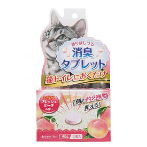 日本大塚貓砂盆除臭清香片2週間 日本大塚貓砂盆除臭清香片2週間 粉紅香桃味 90g 90g  正面圖