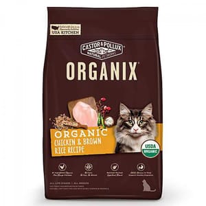 CASTOR CASTOR & POLLUX ORGANIX 有機全貓糧 雞肉糙米配方 10lb 10lb  正面圖