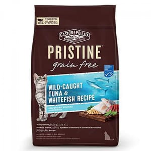 CASTOR CASTOR & POLLUX PRISTINE Wild-Caught Tuna & Whitefish 無穀物全貓糧 野生白魚配方 6lb 6lb  正面圖