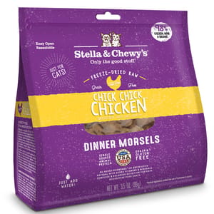 Stella & Chewy's Stella & Chewy's 貓糧 Dinner Morsels 凍乾生肉主食糧 雞肉配方 8oz 8oz  正面圖
