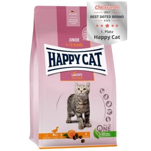 Happy Happy Cat Young 系列 幼貓糧 鴨肉配方  4kg 4kg  正面圖