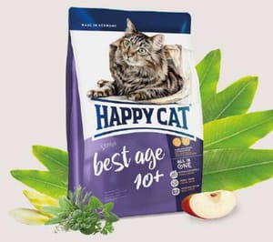 Happy Happy Cat Supreme 高齡貓配方貓糧 Best Age +10 Senior 300g 300g 正面圖