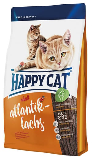 Happy Happy Cat Supreme 成貓糧 三文魚配方 1.4kg 4kg 正面圖