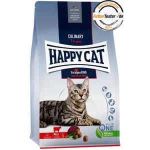 Happy Happy Cat Culinary系列 成貓糧 牛肉大顆粒配方 4kg 4kg  正面圖
