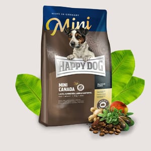 Happy Happy Dog Supreme Mini 小型犬加拿大三文魚兔肉羊肉無榖物高能量配方 Mini Canada 4kg 4kg 正面圖