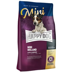 Happy Happy Dog Supreme Mini 小型犬愛爾蘭三文魚兔肉配方 Mini Ireland 1kg 1kg 正面圖