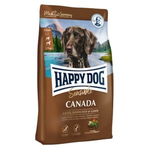 Happy Happy Dog Supreme Sensible 成犬加拿大三文魚兔肉羊肉 無縠物高能量配方 Canada 12kg 12kg 正面圖