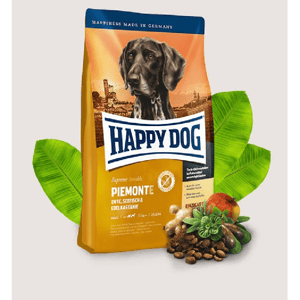 Happy Happy Dog Supreme Sensible 成犬意大利鴨肉栗子無縠物 配方 Piemonte 4kg 4kg  正面圖