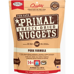 Primal Primal 貓糧 脫水凍乾生肉主食糧 豚肉 14oz 14oz 正面圖