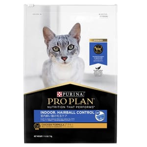 PURINA PURINA PROPLAN 冠能 貓糧 成貓室內去毛球配方 雞肉 7kg 7kg  正面圖