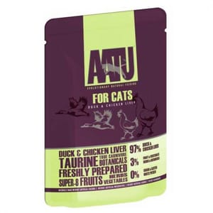 AATU AATU 貓濕糧 主食配方 鴨肉+雞肝 85g 85g 正面圖