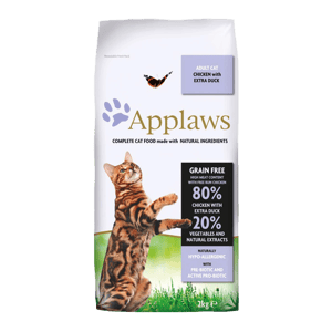 Applaws Applaws 貓糧 成貓專用 雞肉鴨肉配方 7.5kg 5kg  正面圖