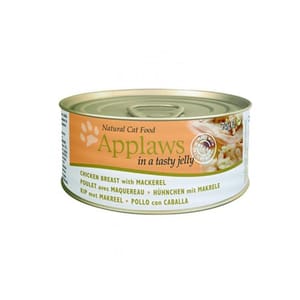 Applaws Applaws 貓罐頭 啫喱雞胸及鯖魚 Chicken with Mackerel in Jelly 70g 70g  正面圖