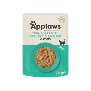 Applaws Applaws 貓濕糧 Cat Pouch 吞拿魚及鯷魚 Tuna with Anchovy 70g 70g  正面圖