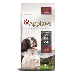Applaws Applaws 狗糧 天然無穀物 成犬雞肉及羊肉配方 2kg 2kg 正面圖
