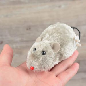 HelloDOG HelloDOG 貓玩具 毛絨上鏈小老鼠逗貓玩具   正面圖