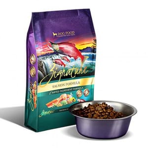 Zignature Zignature 狗糧 全犬種無穀物 三文魚配方 12.5lb 5lb 正面圖